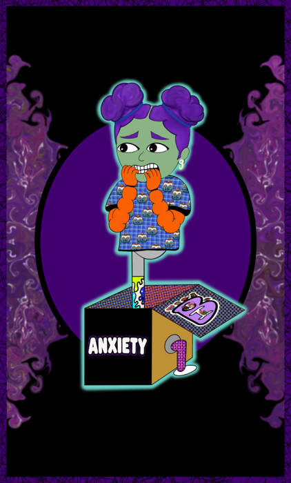 Anxiety character card