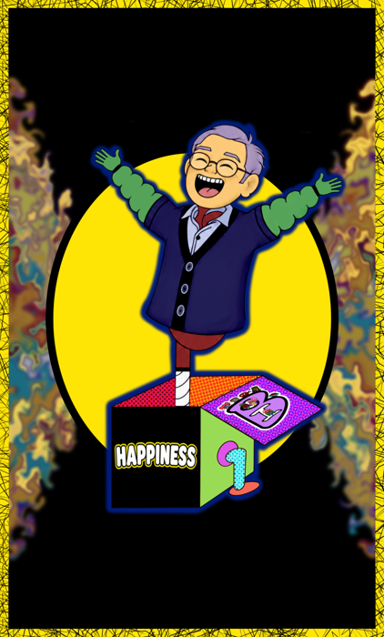 Happiness character card