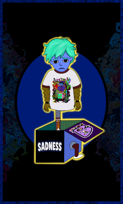 Sadness character card